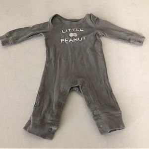 “Little peanut” onesie